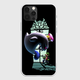 Чехол для iPhone 12 Pro Max с принтом Luigis Mansion в Новосибирске, Силикон |  | game | luigis mansion | mario | nintendo | видеоигра | игра | луиджи | марио | привидение | призрак