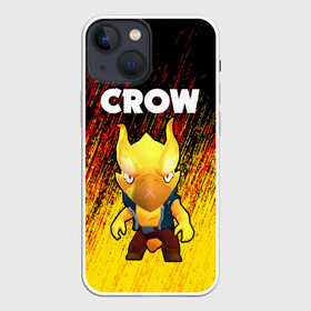 Чехол для iPhone 13 mini с принтом BRAWL STARS CROW PHOENIX в Новосибирске,  |  | brawl stars | brawl stars crow | brawl stars crow phoenix | brawl stars leon | brawl stars leon shark | brawl stars robot spike | brawl stars spike | бравл старс