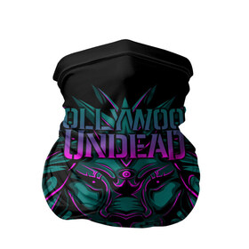 Бандана-труба 3D с принтом Hollywood Undead в Новосибирске, 100% полиэстер, ткань с особыми свойствами — Activecool | плотность 150‒180 г/м2; хорошо тянется, но сохраняет форму | Тематика изображения на принте: been | bloody nose | california | hell | lyrics | music | octone | official | psalms | records | rock | song | to | vevo | video | кранккор | метал | рэп рок | электроник