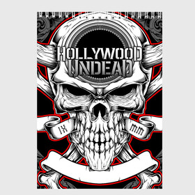 Скетчбук с принтом Hollywood Undead в Новосибирске, 100% бумага
 | 48 листов, плотность листов — 100 г/м2, плотность картонной обложки — 250 г/м2. Листы скреплены сверху удобной пружинной спиралью | been | bloody nose | california | hell | lyrics | music | octone | official | psalms | records | rock | song | to | vevo | video | кранккор | метал | рэп рок | электроник