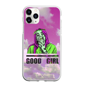 Чехол для iPhone 11 Pro матовый с принтом GOOD GIRL в Новосибирске, Силикон |  | bad guy | billi | billie | billie eilish | billy | eilish | pink | retrowave | vaporwave | vhs | айлиш | беляш | били | били айлиш | билли айлиш | биляш | вхс | певица | розовый