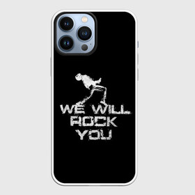 Чехол для iPhone 13 Pro Max с принтом Queen. We Will Rock You в Новосибирске,  |  | bohemian | brian | freddie | may | mercury | queen | rhapsody | roger | taylor | богемная | богемская | брайан | джон | королева | меркьюри | мэй | рапсодия | роджер | тейлор | фредди