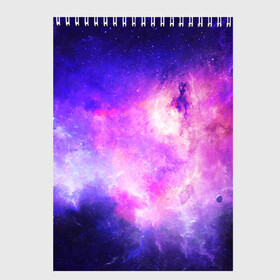 Скетчбук с принтом КОСМИЧЕСКИЕ КРАСКИ в Новосибирске, 100% бумага
 | 48 листов, плотность листов — 100 г/м2, плотность картонной обложки — 250 г/м2. Листы скреплены сверху удобной пружинной спиралью | galaxy | nasa | nebula | space | star | абстракция | вселенная | галактика | звезда | звезды | космический | наса | огонь | планеты