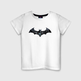 Детская футболка хлопок с принтом Batman в Новосибирске, 100% хлопок | круглый вырез горловины, полуприлегающий силуэт, длина до линии бедер | bat man | batman | batman comics | caped crusader | comics | dark knight | shtatjl | бетмен | брюс уэйн | бэт мен | бэтмен | тёмный рыцарь