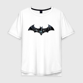 Мужская футболка хлопок Oversize с принтом Batman в Новосибирске, 100% хлопок | свободный крой, круглый ворот, “спинка” длиннее передней части | bat man | batman | batman comics | caped crusader | comics | dark knight | shtatjl | бетмен | брюс уэйн | бэт мен | бэтмен | тёмный рыцарь