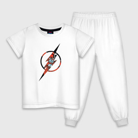 Детская пижама хлопок с принтом Flash в Новосибирске, 100% хлопок |  брюки и футболка прямого кроя, без карманов, на брюках мягкая резинка на поясе и по низу штанин
 | barry allen | flash | shtatflash | барри аллен | флеш | флэш