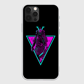 Чехол для iPhone 12 Pro Max с принтом Samurai Retro Neon в Новосибирске, Силикон |  | neon | retro | retrowave | samurai | warior | wave | воин | воины | войны | гладиатор | неон | ретро | ретровейв | рэтро | самураи | самурай