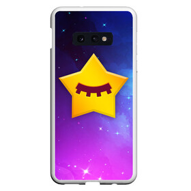 Чехол для Samsung S10E с принтом SANDY SPACE - BRAWL STARS в Новосибирске, Силикон | Область печати: задняя сторона чехла, без боковых панелей | brawl | bull | colt | crow | game | games | leon | online | penny | poco | sandy | shelly | spike | star | stars | wanted | брав | бравл | браво | звезда | звезды | игра | игры | лого | онлайн | сенди | старс | сэнди