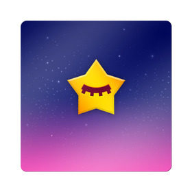 Магнит виниловый Квадрат с принтом SANDY SPACE - BRAWL STARS в Новосибирске, полимерный материал с магнитным слоем | размер 9*9 см, закругленные углы | brawl | bull | colt | crow | game | games | leon | online | penny | poco | sandy | shelly | spike | star | stars | wanted | брав | бравл | браво | звезда | звезды | игра | игры | лого | онлайн | сенди | старс | сэнди