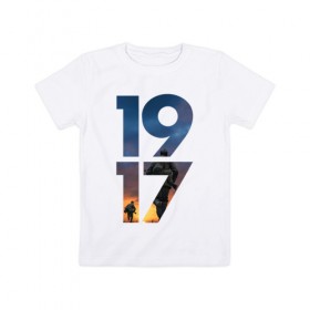 Детская футболка хлопок с принтом 1917 в Новосибирске, 100% хлопок | круглый вырез горловины, полуприлегающий силуэт, длина до линии бедер | британия | война | гинденбург | мировая | первая | революция