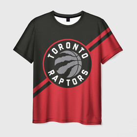 Мужская футболка 3D с принтом Toronto Raptors BR в Новосибирске, 100% полиэфир | прямой крой, круглый вырез горловины, длина до линии бедер | Тематика изображения на принте: nba | raptors | toronto | toronto raptors | баскетбол | нба | рэпторс | торонто | торонто рэпторс