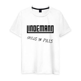 Мужская футболка хлопок с принтом LINDEMANN в Новосибирске, 100% хлопок | прямой крой, круглый вырез горловины, длина до линии бедер, слегка спущенное плечо. | 