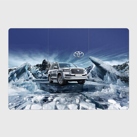 Магнитный плакат 3Х2 с принтом Land Cruiser 200 в Новосибирске, Полимерный материал с магнитным слоем | 6 деталей размером 9*9 см | Тематика изображения на принте: land cruiser 200 | toyota | авто | автомобиль | автопробег | автоспорт | антарктида | арктика | внедорожники | ралли | спорткар | экстрим