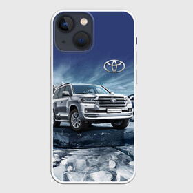 Чехол для iPhone 13 mini с принтом Land Cruiser 200 в Новосибирске,  |  | land cruiser 200 | toyota | авто | автомобиль | автопробег | автоспорт | антарктида | арктика | внедорожники | ралли | спорткар | экстрим