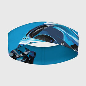 Повязка на голову 3D с принтом Bugatti в Новосибирске,  |  | bugatti | car | italy | motorsport | prestige | автомобиль | автоспорт | бугатти | италия | престиж