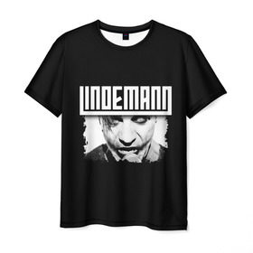 Мужская футболка 3D с принтом Lindemann в Новосибирске, 100% полиэфир | прямой крой, круглый вырез горловины, длина до линии бедер | lindemann | metall | till | линдеманн | металл | тиль | тиль линдеманн