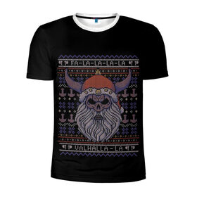 Мужская футболка 3D спортивная с принтом Vikings Xmas Sweater в Новосибирске, 100% полиэстер с улучшенными характеристиками | приталенный силуэт, круглая горловина, широкие плечи, сужается к линии бедра | Тематика изображения на принте: christmas | king | new | ragnar | skandinavia | snow | snowflakes | valhalla | vikings | xmas | year | вальхалла | викинги | год | король | новый | рагнар | рождество | скандинавия | снег