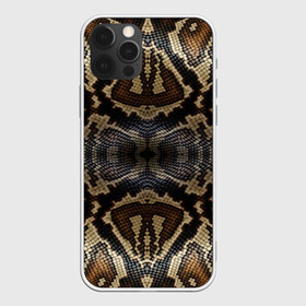 Чехол для iPhone 12 Pro с принтом Snakeskin в Новосибирске, силикон | область печати: задняя сторона чехла, без боковых панелей | Тематика изображения на принте: animals | cold blooded animal | snake | snakeskin | textures. | животное | животные | змеиная кожа | змея | текстуры | хладнокровное