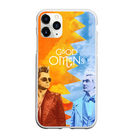 Чехол для iPhone 11 Pro матовый с принтом Good Omens в Новосибирске, Силикон |  | aziraphale | crowley | david | demon | good | omens | pratchett | tennant | terry | азирафаэль | ангел | благие | демон | дэвид | знамения | кроули | майкл шин | пратчетт | теннант | терри