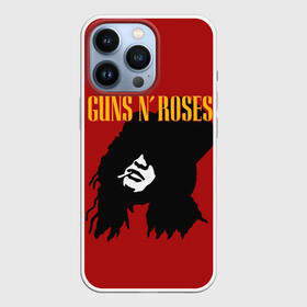 Чехол для iPhone 13 Pro с принтом Guns n roses в Новосибирске,  |  | Тематика изображения на принте: axl rose | geffen records | gnr | guns | rock | roses | slash | гансы | пистолеты | розы | рок | слеш | эксл роуз