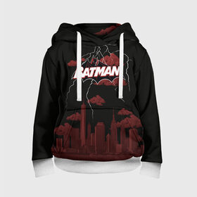 Детская толстовка 3D с принтом Batman в Новосибирске, 100% полиэстер | двухслойный капюшон со шнурком для регулировки, мягкие манжеты на рукавах и по низу толстовки, спереди карман-кенгуру с мягким внутренним слоем | batman | batman vs superman | bruce wayne | gotham | justice league | shtatbat | бэтмен | бэтмэн | супермен | супс