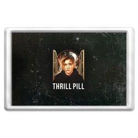 Магнит 45*70 с принтом THRILL PILL - Грустная Песня в Новосибирске, Пластик | Размер: 78*52 мм; Размер печати: 70*45 | Тематика изображения на принте: fuelle | logo | music | noir | pil | pill | rap | raper | symbol | thril | thrill | tril | trill | дамб | лого | музыка | пил | пилл | рэп | рэппер | сам | символ | трил | трилл | тхрил | тхрилл | фотографии | щит