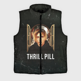 Мужской жилет утепленный 3D с принтом THRILL PILL  Грустная Песня в Новосибирске,  |  | fuelle | logo | music | noir | pil | pill | rap | raper | symbol | thril | thrill | tril | trill | дамб | лого | музыка | пил | пилл | рэп | рэппер | сам | символ | трил | трилл | тхрил | тхрилл | фотографии | щит