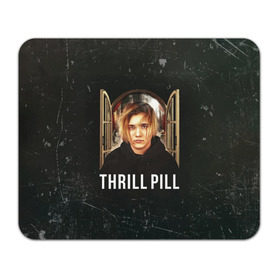 Коврик для мышки прямоугольный с принтом THRILL PILL - Грустная Песня в Новосибирске, натуральный каучук | размер 230 х 185 мм; запечатка лицевой стороны | Тематика изображения на принте: fuelle | logo | music | noir | pil | pill | rap | raper | symbol | thril | thrill | tril | trill | дамб | лого | музыка | пил | пилл | рэп | рэппер | сам | символ | трил | трилл | тхрил | тхрилл | фотографии | щит