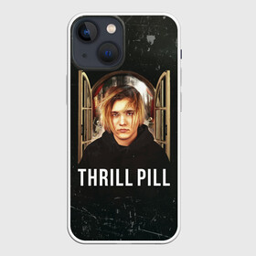 Чехол для iPhone 13 mini с принтом THRILL PILL   Грустная Песня в Новосибирске,  |  | fuelle | logo | music | noir | pil | pill | rap | raper | symbol | thril | thrill | tril | trill | дамб | лого | музыка | пил | пилл | рэп | рэппер | сам | символ | трил | трилл | тхрил | тхрилл | фотографии | щит