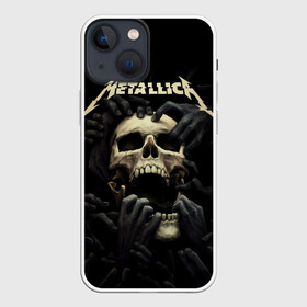 Чехол для iPhone 13 mini с принтом Metallica в Новосибирске,  |  | heavy metal | metal | metallica | гитара | группы | метал | металлика | музыка | рок | трэш метал | хєви метал