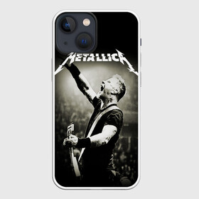 Чехол для iPhone 13 mini с принтом Metallica в Новосибирске,  |  | heavy metal | metal | metallica | гитара | группы | метал | металлика | музыка | рок | трэш метал | хєви метал