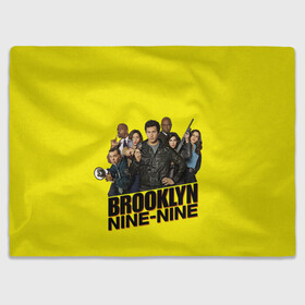 Плед 3D с принтом Brooklyn Nine-Nine в Новосибирске, 100% полиэстер | закругленные углы, все края обработаны. Ткань не мнется и не растягивается | Тематика изображения на принте: 9 9 | 99 | andy | beatriz | brooklyn | detective | diaz | jake | nine nine | peralta | rosa | samberg | stephanie | беатрис | бруклин | детектив | джейк | перальта | роза | стефани | сэмберг | энди