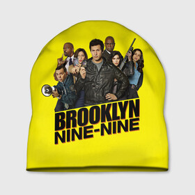 Шапка 3D с принтом Brooklyn Nine-Nine в Новосибирске, 100% полиэстер | универсальный размер, печать по всей поверхности изделия | 9 9 | 99 | andy | beatriz | brooklyn | detective | diaz | jake | nine nine | peralta | rosa | samberg | stephanie | беатрис | бруклин | детектив | джейк | перальта | роза | стефани | сэмберг | энди