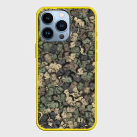 Чехол для iPhone 13 Pro с принтом Камуфляж Зеленый Слоник в Новосибирске,  |  | лица | лицо | милитари | паттрен | слон | фильм | хаки