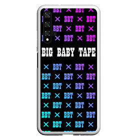 Чехол для Honor 20 с принтом BIG BABY TAPE в Новосибирске, Силикон | Область печати: задняя сторона чехла, без боковых панелей | Тематика изображения на принте: baby | bbt | big | dragonborn | dragons | gimme | logo | lost | luv | rap | raper | symbol | tape | the | trap | взял | дракон | драконы | лого | русский | рэп | рэппер | символ | твою