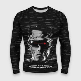 Мужской рашгард 3D с принтом The Terminator в Новосибирске,  |  | arnold | connor | john | robot | schwarzenegger | skynet | t 800 | terminator | арнольд | джон | коннор | ликвидатор | небесная | робот | сеть | скайнет | терминатор | шварценеггер