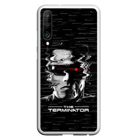 Чехол для Honor P30 с принтом The Terminator в Новосибирске, Силикон | Область печати: задняя сторона чехла, без боковых панелей | arnold | connor | john | robot | schwarzenegger | skynet | t 800 | terminator | арнольд | джон | коннор | ликвидатор | небесная | робот | сеть | скайнет | терминатор | шварценеггер