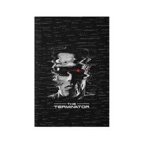 Обложка для паспорта матовая кожа с принтом The Terminator в Новосибирске, натуральная матовая кожа | размер 19,3 х 13,7 см; прозрачные пластиковые крепления | Тематика изображения на принте: arnold | connor | john | robot | schwarzenegger | skynet | t 800 | terminator | арнольд | джон | коннор | ликвидатор | небесная | робот | сеть | скайнет | терминатор | шварценеггер