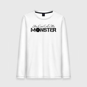 Мужской лонгслив хлопок с принтом You can call me monster в Новосибирске, 100% хлопок |  | d.o | exo | exo cbx | exo k | exo m | exo sc | k pop | kpop | mama | бэкхён | ехо | к поп | кпоп | крис | кхаи | лухан | лэй | пэкхён | сехун | сиумин | сухо | тао | чханёль | чхен | эхо