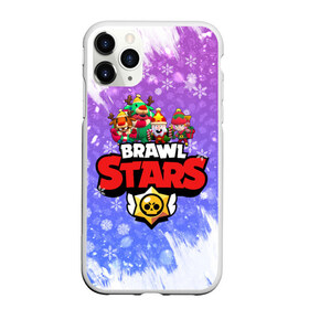 Чехол для iPhone 11 Pro Max матовый с принтом Новогодний Brawl Stars №5 в Новосибирске, Силикон |  | 2020 | brawl | brawl stars | christmas | leon | new year | stars | бравл старс | брол старс | леон | новогодний | новый год | рождество