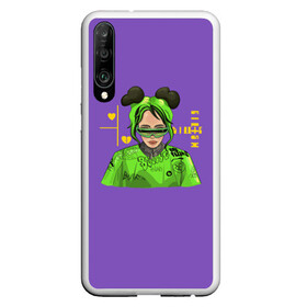 Чехол для Honor P30 с принтом Billie Eilish Purple в Новосибирске, Силикон | Область печати: задняя сторона чехла, без боковых панелей | bad | bad guy | billi | billie | billie eilish | eilish | good girl | music | swag | айлиш | беляш | били | били айлиш | билли | билли айлиш | билли эйлиш | биляш | музка | певица | эйлиш