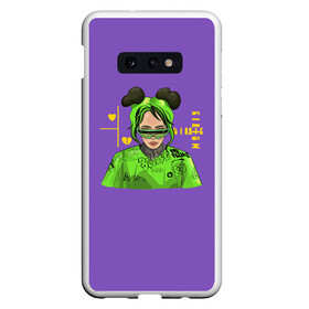 Чехол для Samsung S10E с принтом Billie Eilish Purple в Новосибирске, Силикон | Область печати: задняя сторона чехла, без боковых панелей | bad | bad guy | billi | billie | billie eilish | eilish | good girl | music | swag | айлиш | беляш | били | били айлиш | билли | билли айлиш | билли эйлиш | биляш | музка | певица | эйлиш