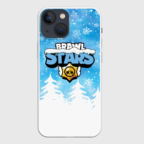 Чехол для iPhone 13 mini с принтом Новогодний Brawl Stars в Новосибирске,  |  | brawl | brawl stars | crow | leon | stars | бравл | бравл старс | браво старс | игра | компьютерная | кров | леон | новогодний | новый год | онлайн | с новым годом | старс