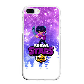 Чехол для iPhone 7Plus/8 Plus матовый с принтом Новогодний Brawl Stars Bibi в Новосибирске, Силикон | Область печати: задняя сторона чехла, без боковых панелей | 2020 | bibi | brawl | brawl stars | christmas | new year | stars | биби | бравл старс | брол старс | новогодний | новый год | рождество