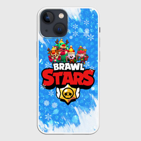 Чехол для iPhone 13 mini с принтом Новогодний Brawl Stars 5 в Новосибирске,  |  | 2020 | brawl | brawl stars | christmas | new year | stars | бравл старс | брол старс | новогодний | новый год | рождество