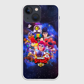 Чехол для iPhone 13 mini с принтом BRAWL STARS   SPACE в Новосибирске,  |  | brawl | bull | colt | crow | game | games | leon | online | penny | poco | sandy | shelly | spike | star | stars | брав | бравл | браво | ворон | звезда | звезды | игра | игры | кроу | лого | онлайн | сенди | старс | сэнди