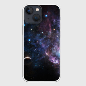 Чехол для iPhone 13 mini с принтом Звезды в Новосибирске,  |  | galaxy | nebula | space | star | абстракция | вселенная | галактика | звезда | звезды | космический | планеты