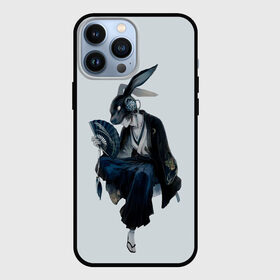 Чехол для iPhone 13 Pro Max с принтом ушки в Новосибирске,  |  | anime | аниме | веер | кролик | маска | парень | ушки