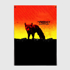 Постер с принтом The Prodigy в Новосибирске, 100% бумага
 | бумага, плотность 150 мг. Матовая, но за счет высокого коэффициента гладкости имеет небольшой блеск и дает на свету блики, но в отличии от глянцевой бумаги не покрыта лаком | day | enemy | people | prodigy | the day is my enemy | the prodigy | продиджи