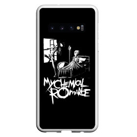 Чехол для Samsung Galaxy S10 с принтом My Chemical Romance в Новосибирске, Силикон | Область печати: задняя сторона чехла, без боковых панелей | gerard way | mcr | my chemical romance | альтернативный | группа | джерард уэй | май кемикал романс | мкр | мой химический роман | мхр | мцр | панк | поп | поппанк | рок | рэй торо